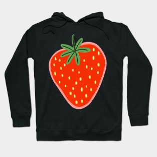 Strawberry cute illustration Hoodie